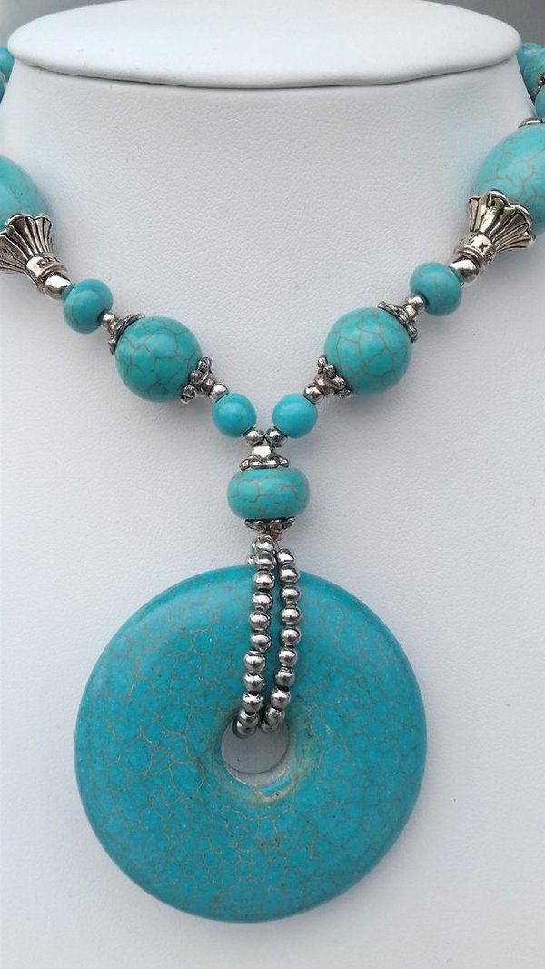 Collier  turquoise