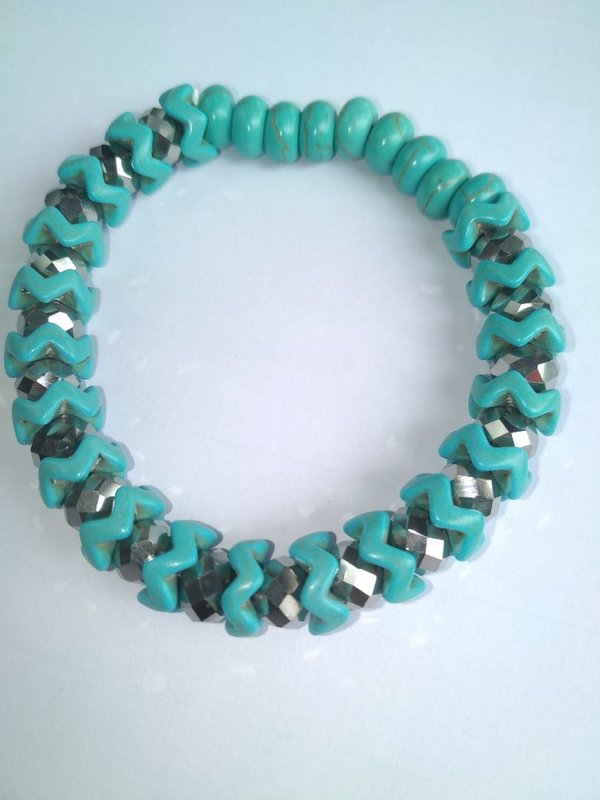 Bracelet fantaisie turquoise