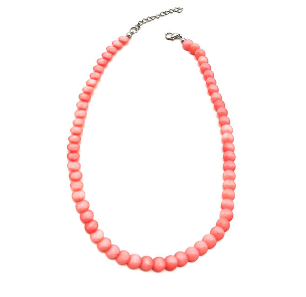 Collier corail  rose